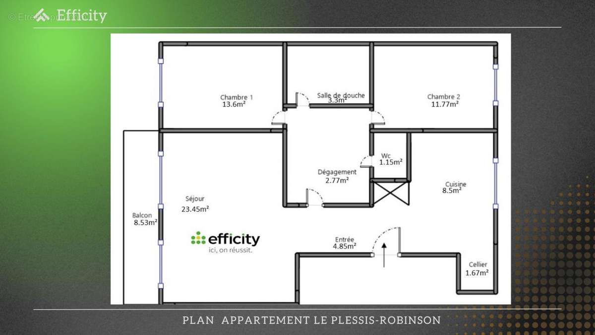 Appartement à LE PLESSIS-ROBINSON