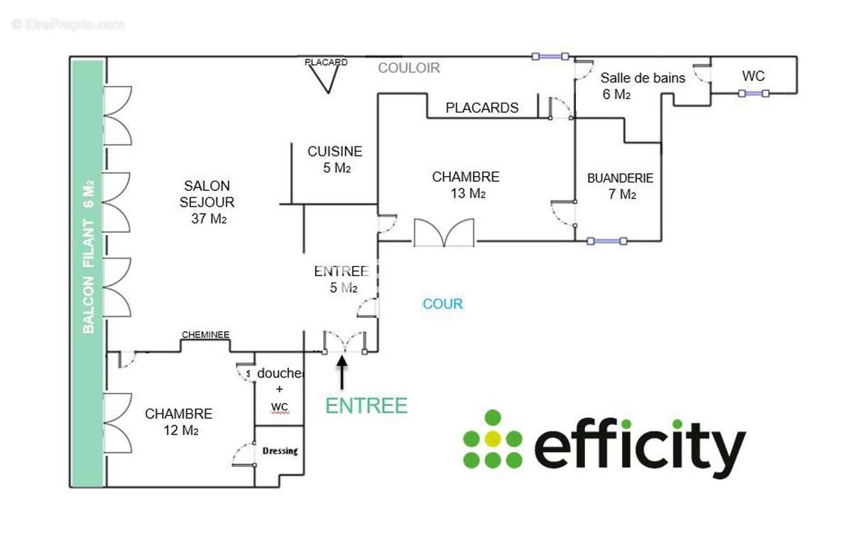 Appartement à PARIS-8E