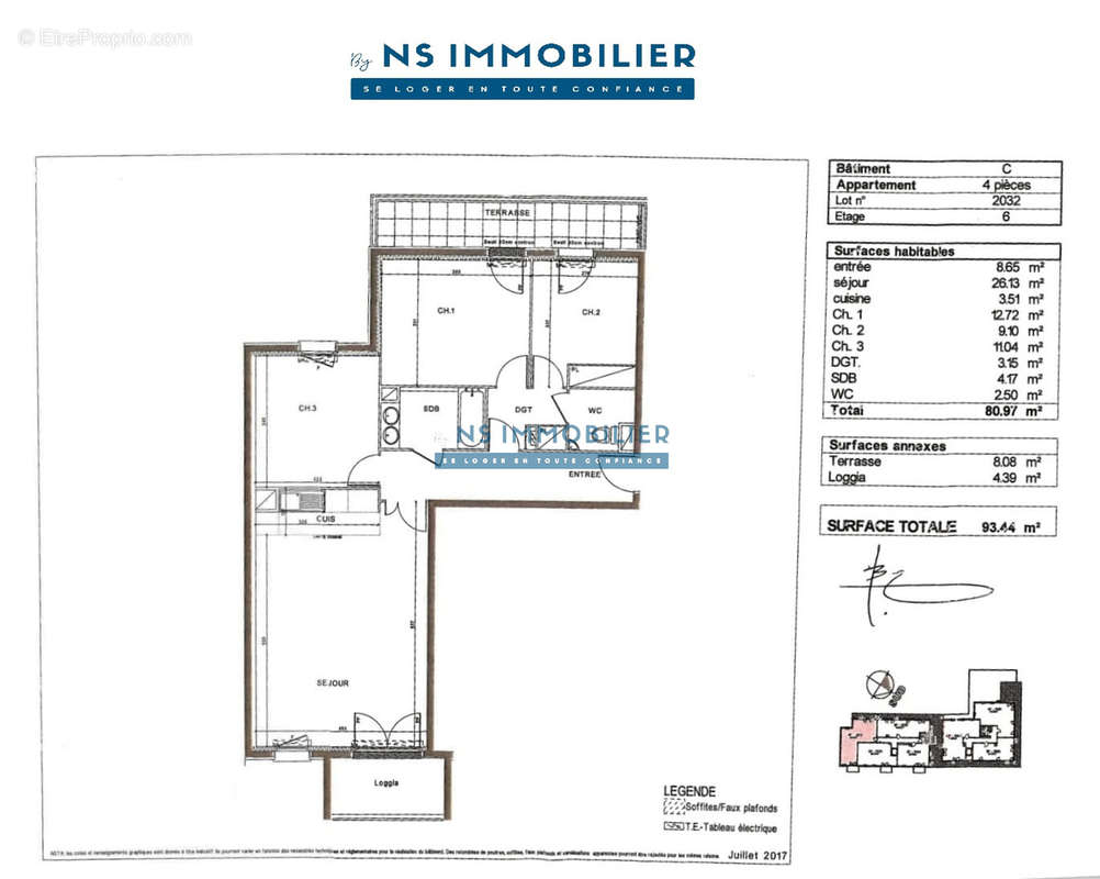 Appartement à BEZONS