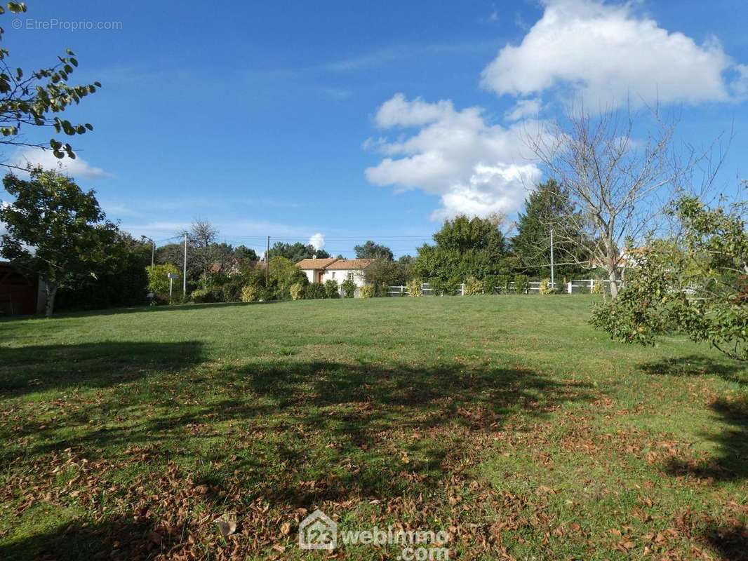 Exposée Nord. - Terrain à VOUNEUIL-SUR-VIENNE