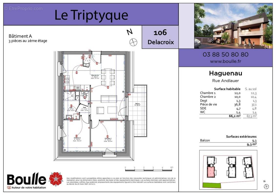 Appartement à HAGUENAU