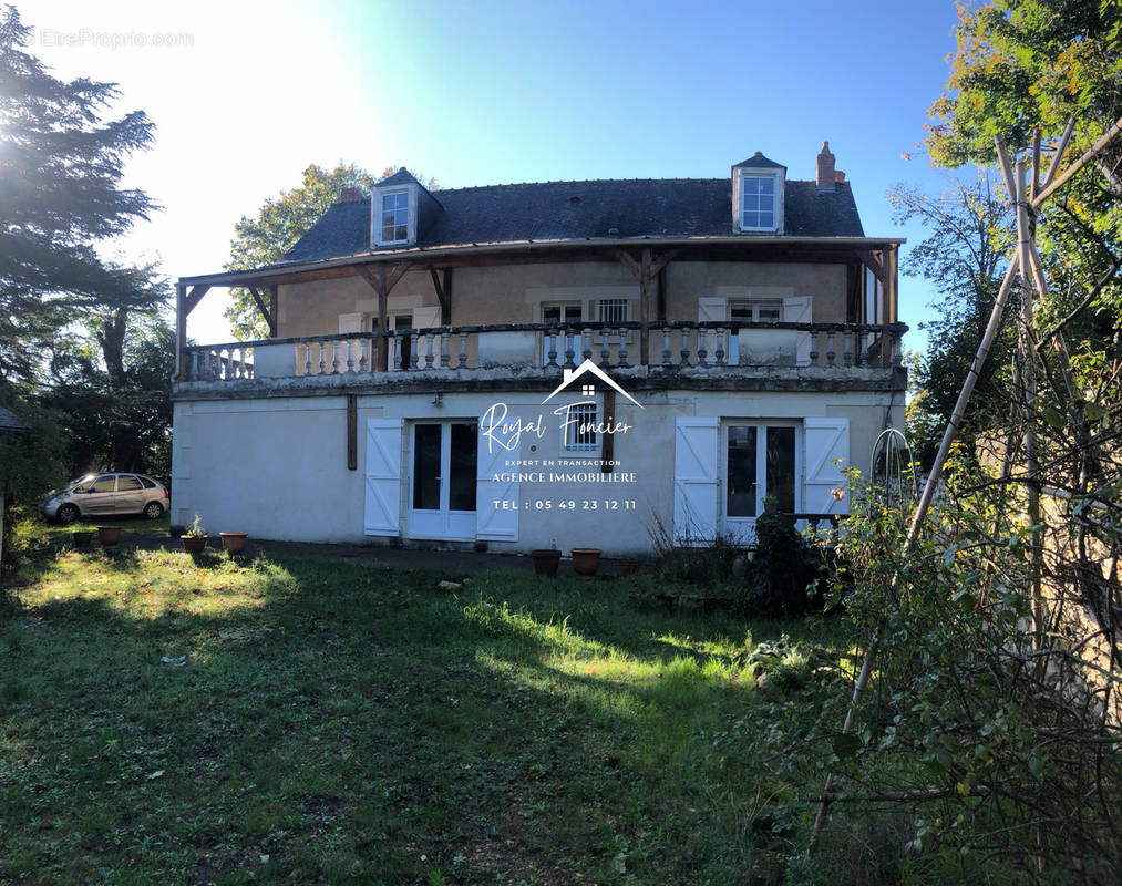 Façade arriére - Maison à L&#039;ILE-BOUCHARD