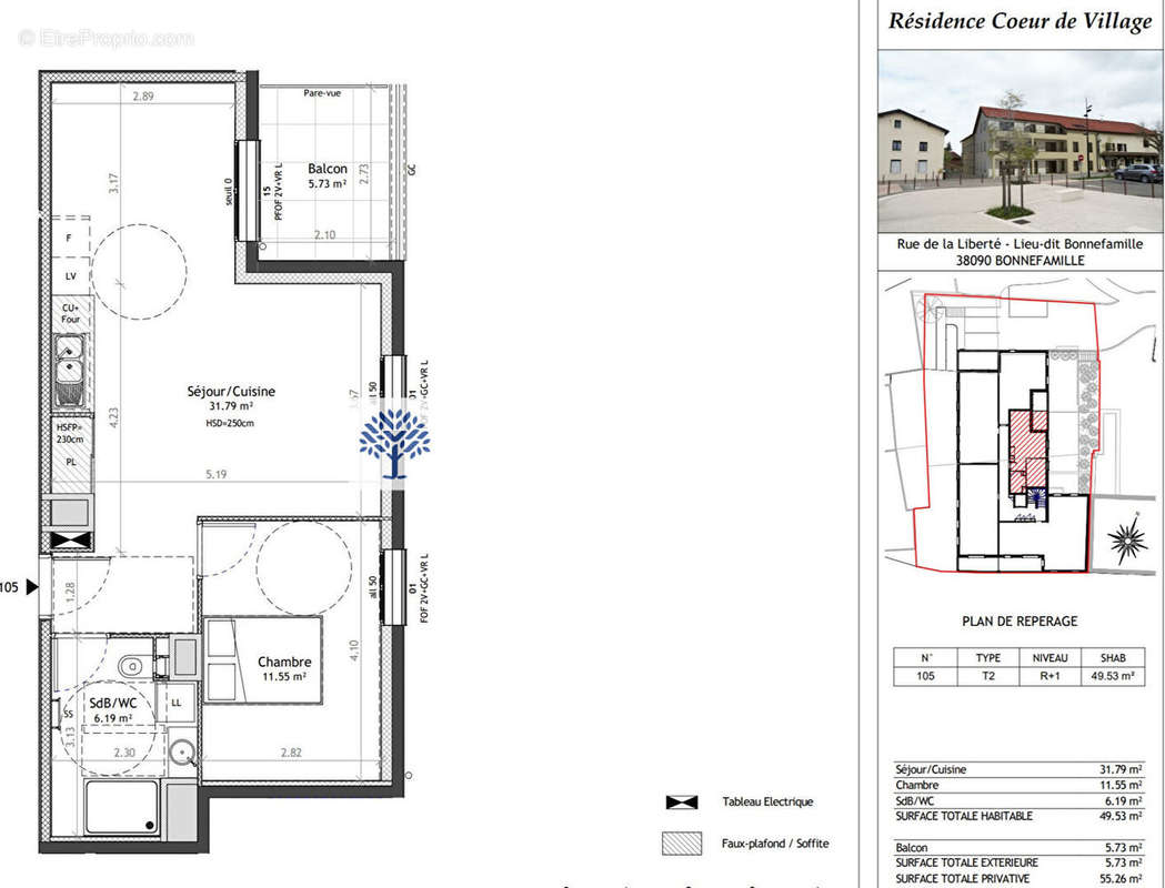 Appartement à BONNEFAMILLE