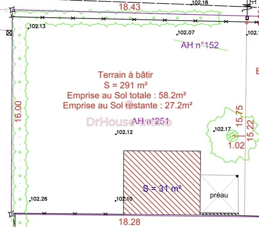 Terrain à DARVOY