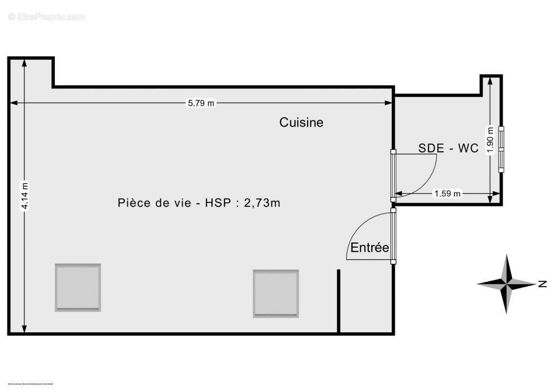 Appartement à PARIS-9E