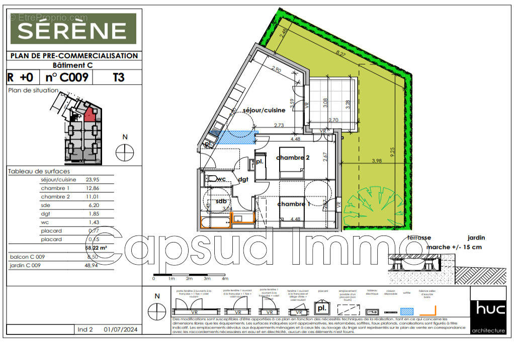 Appartement à SAUVIAN