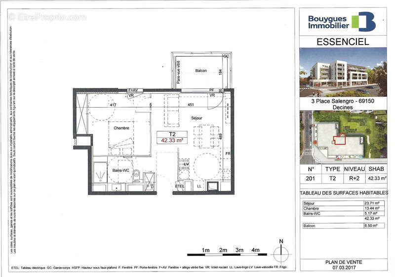 Appartement à DECINES-CHARPIEU