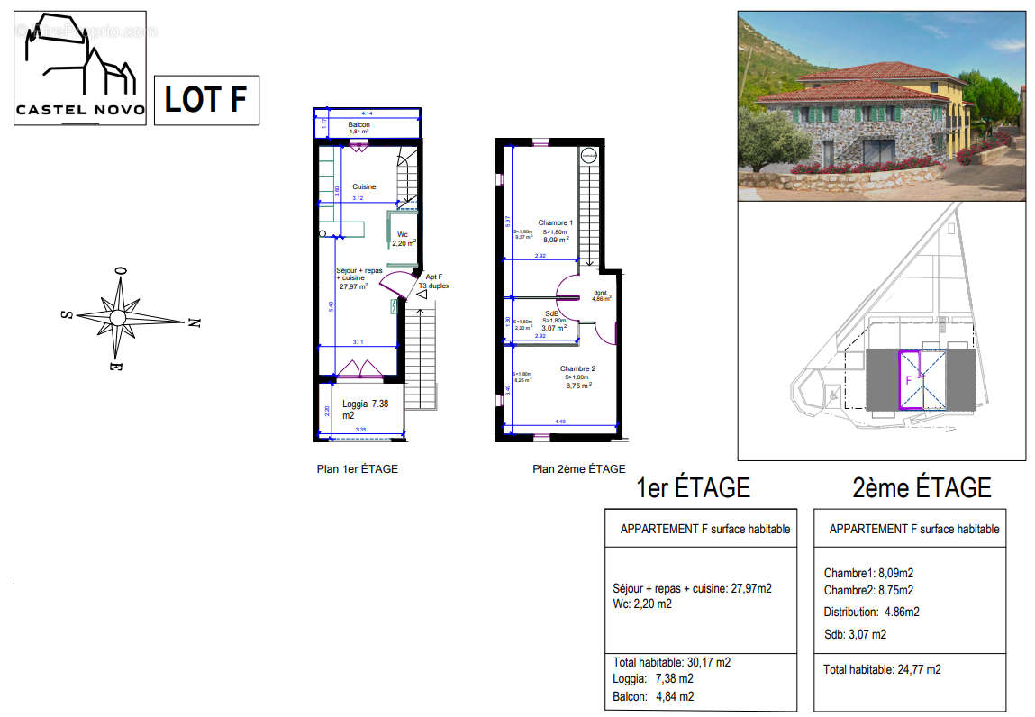 Appartement à CONTES