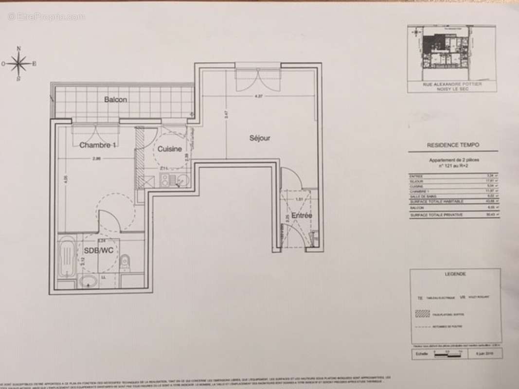 Appartement à NOISY-LE-SEC