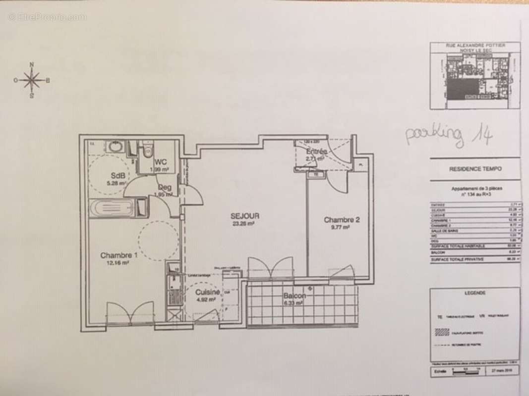 Appartement à NOISY-LE-SEC