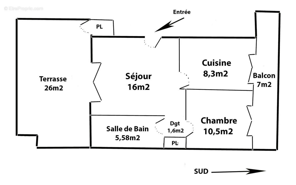 Appartement à MARSEILLE-4E