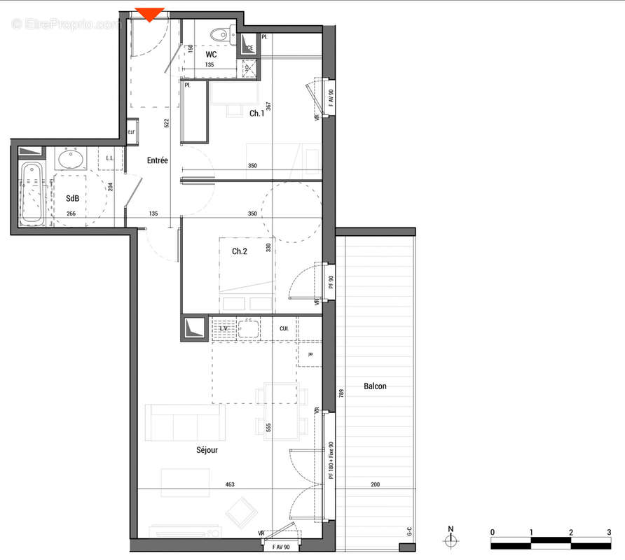 Appartement à MONTAGNY