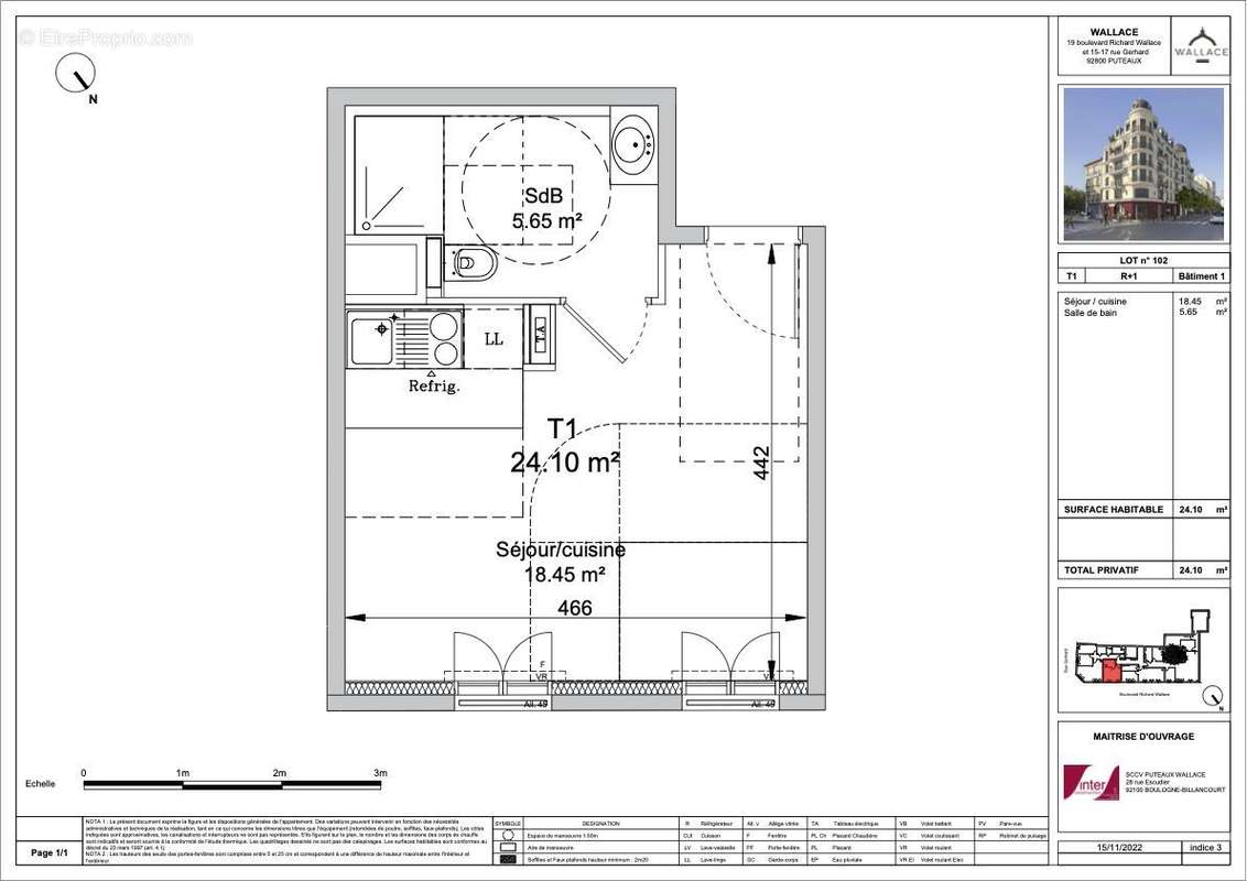 Appartement à PUTEAUX