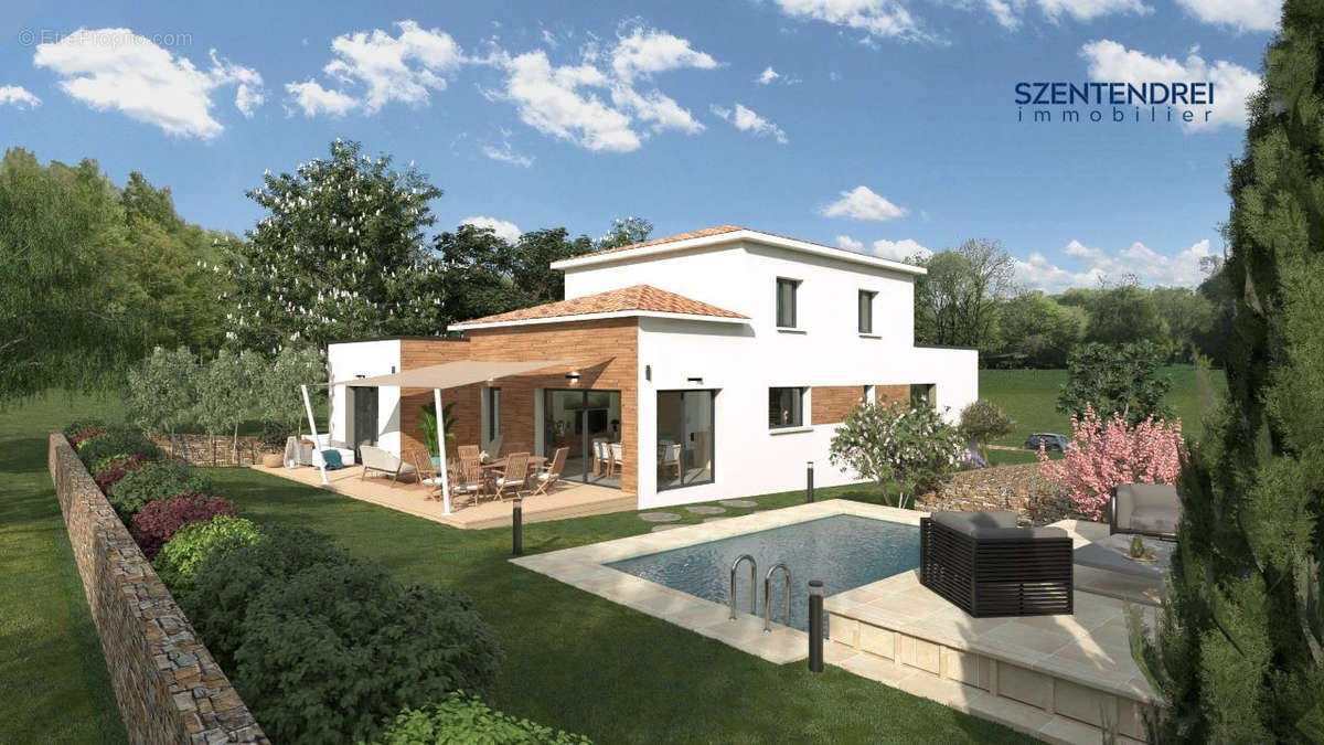 PROJET VILLA R+1 - Terrain à MUS