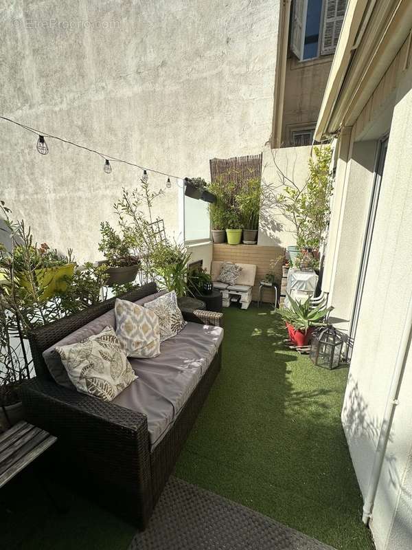 Terrasse  - Appartement à MARSEILLE-2E