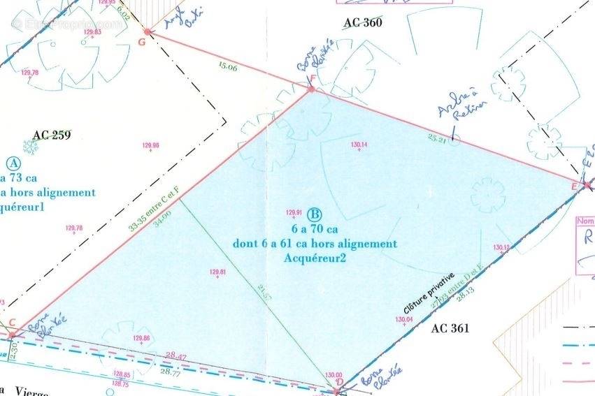 Terrain à ACHIET-LE-GRAND