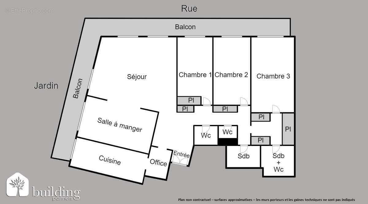 Appartement à LEVALLOIS-PERRET