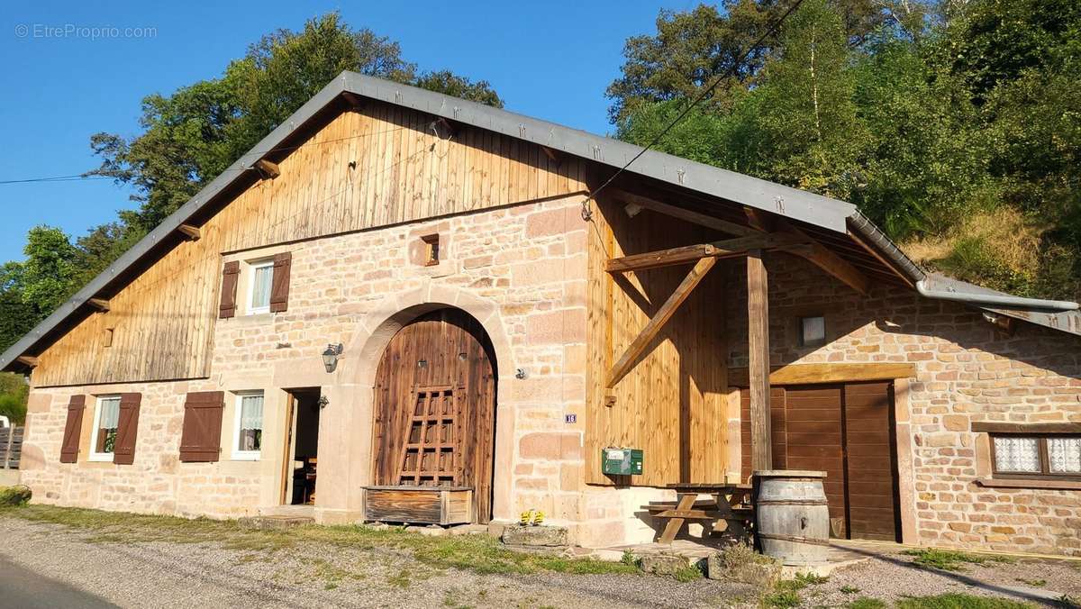 facade sud - Maison à RAON-AUX-BOIS