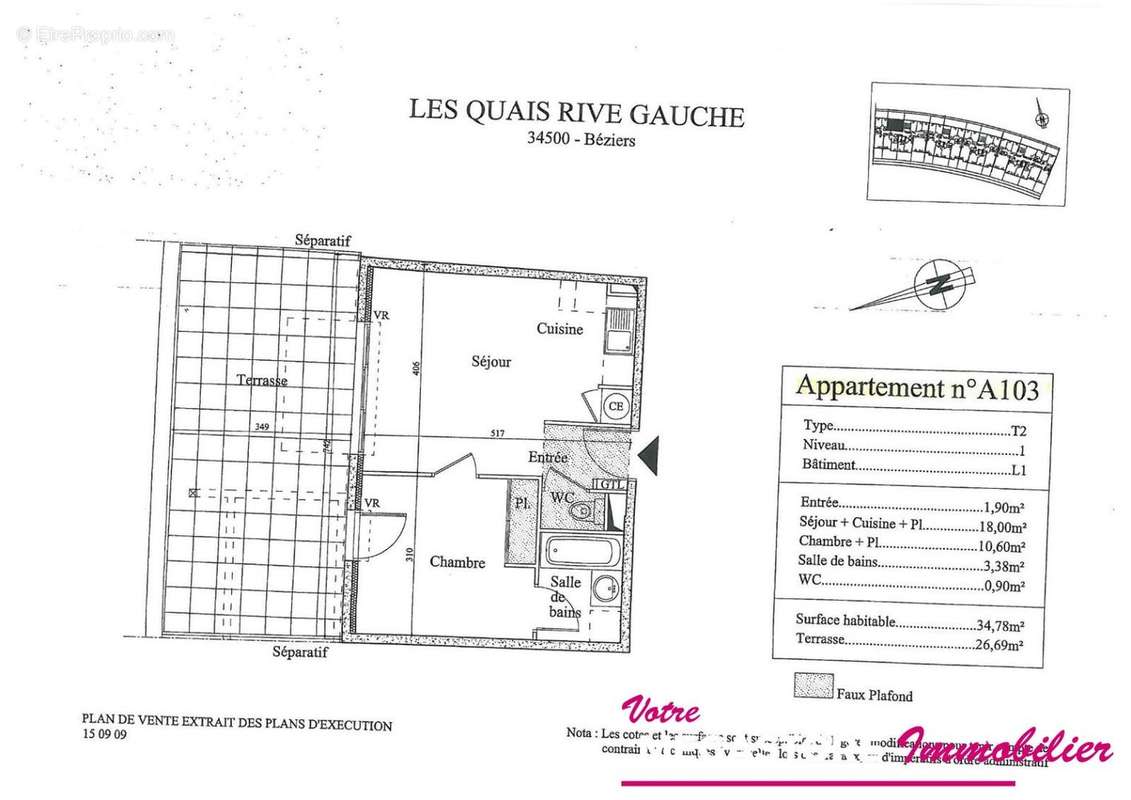 Appartement à BEZIERS