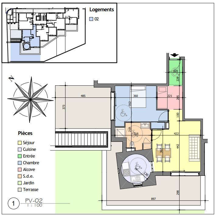 Appartement à VALLAURIS