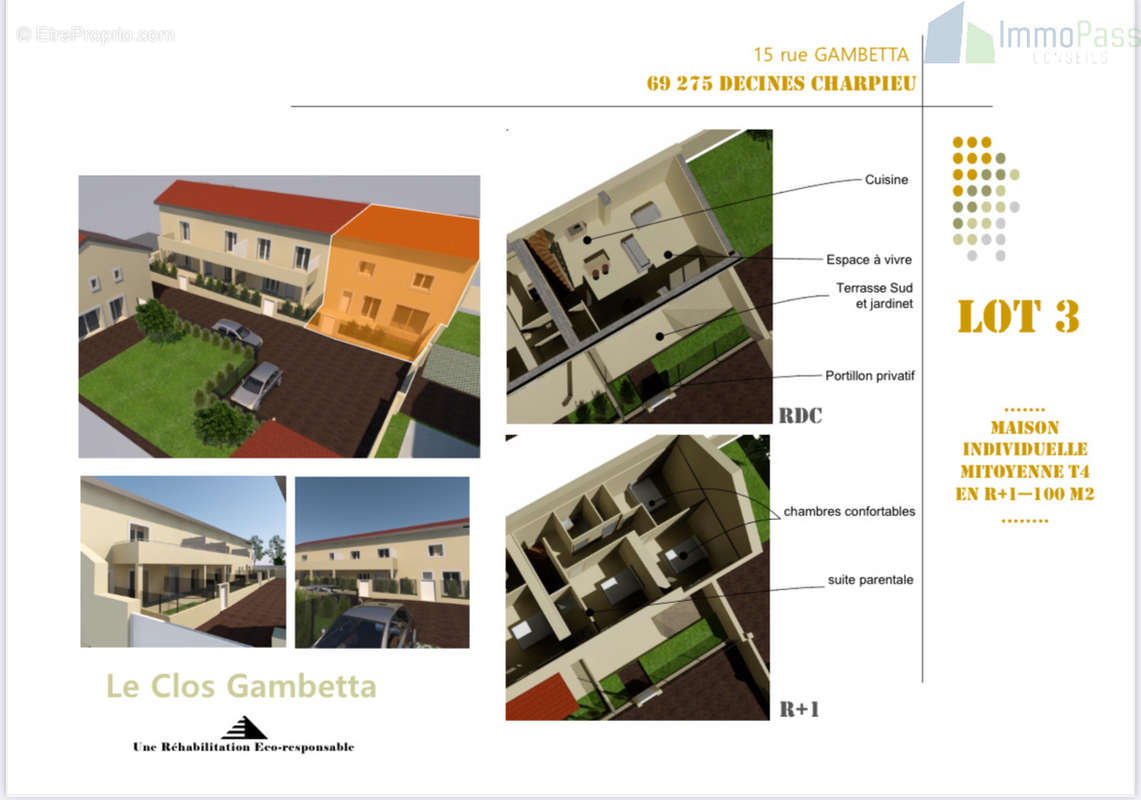 Maison à DECINES-CHARPIEU