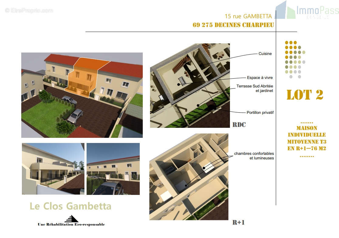 Maison à DECINES-CHARPIEU