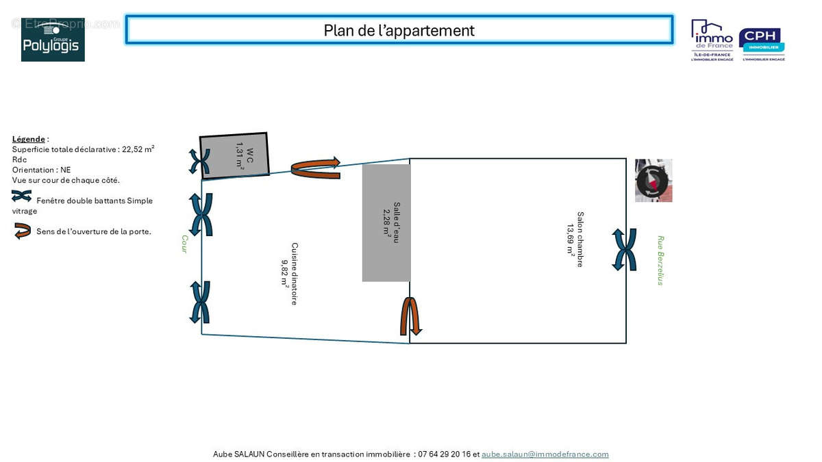 Appartement à PARIS-17E