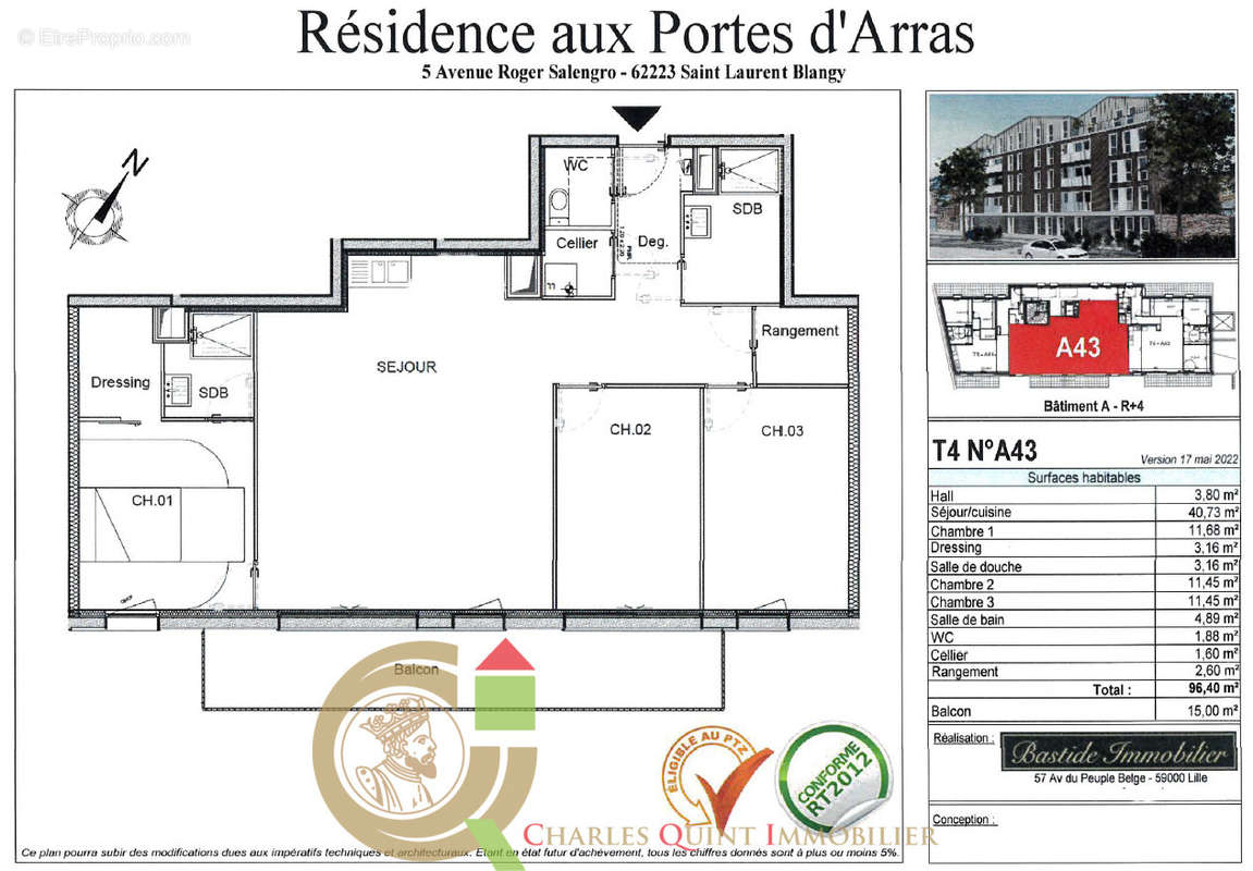 Appartement à ARRAS