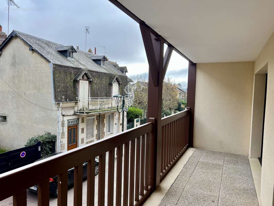 Terrasse séjour - Appartement à BLONVILLE-SUR-MER