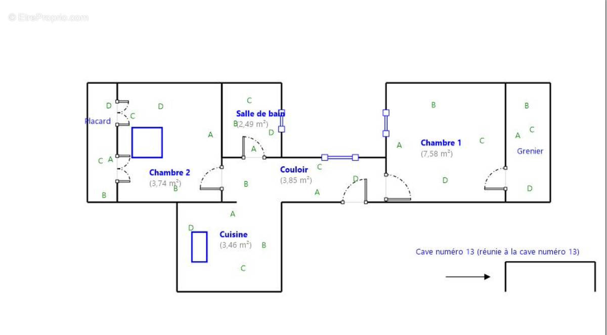 Appartement à LES LILAS