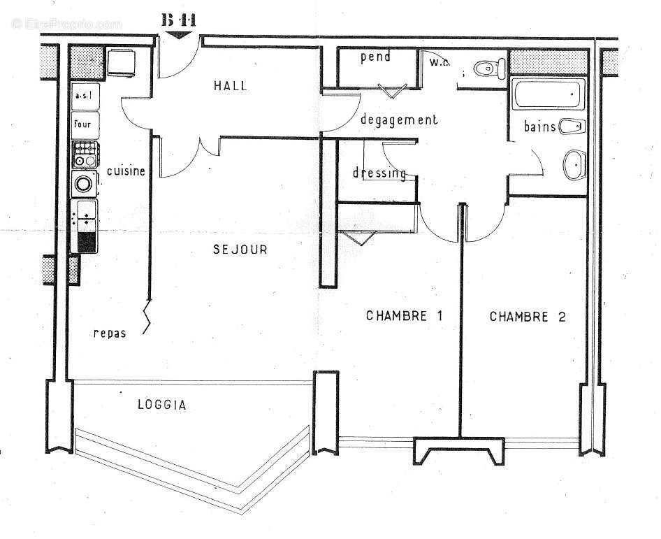 Appartement à MARSEILLE-8E