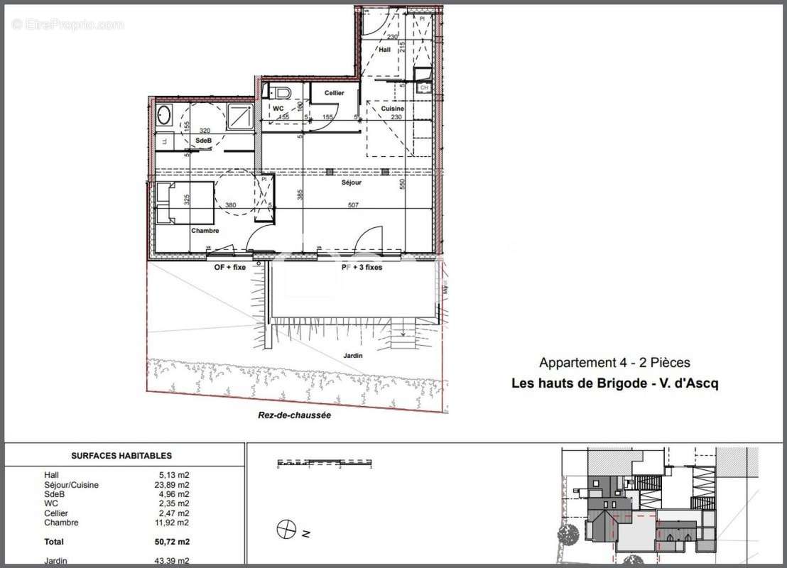 Photo 8 - Appartement à VILLENEUVE-D&#039;ASCQ