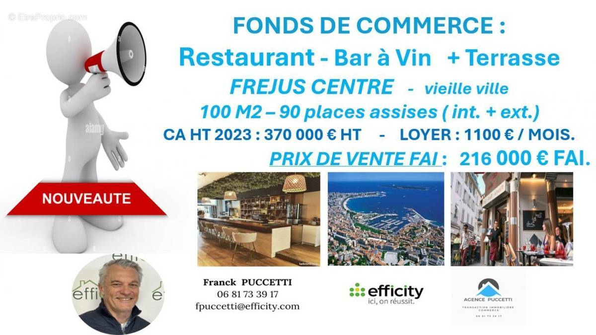 Commerce à FREJUS