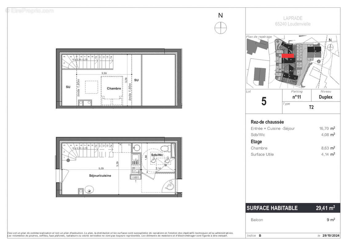 Appartement à LOUDENVIELLE