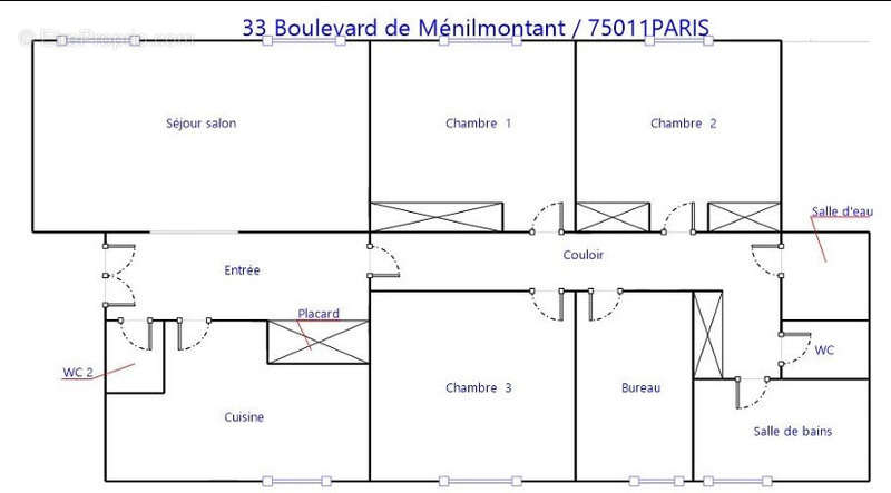 Appartement à PARIS-11E