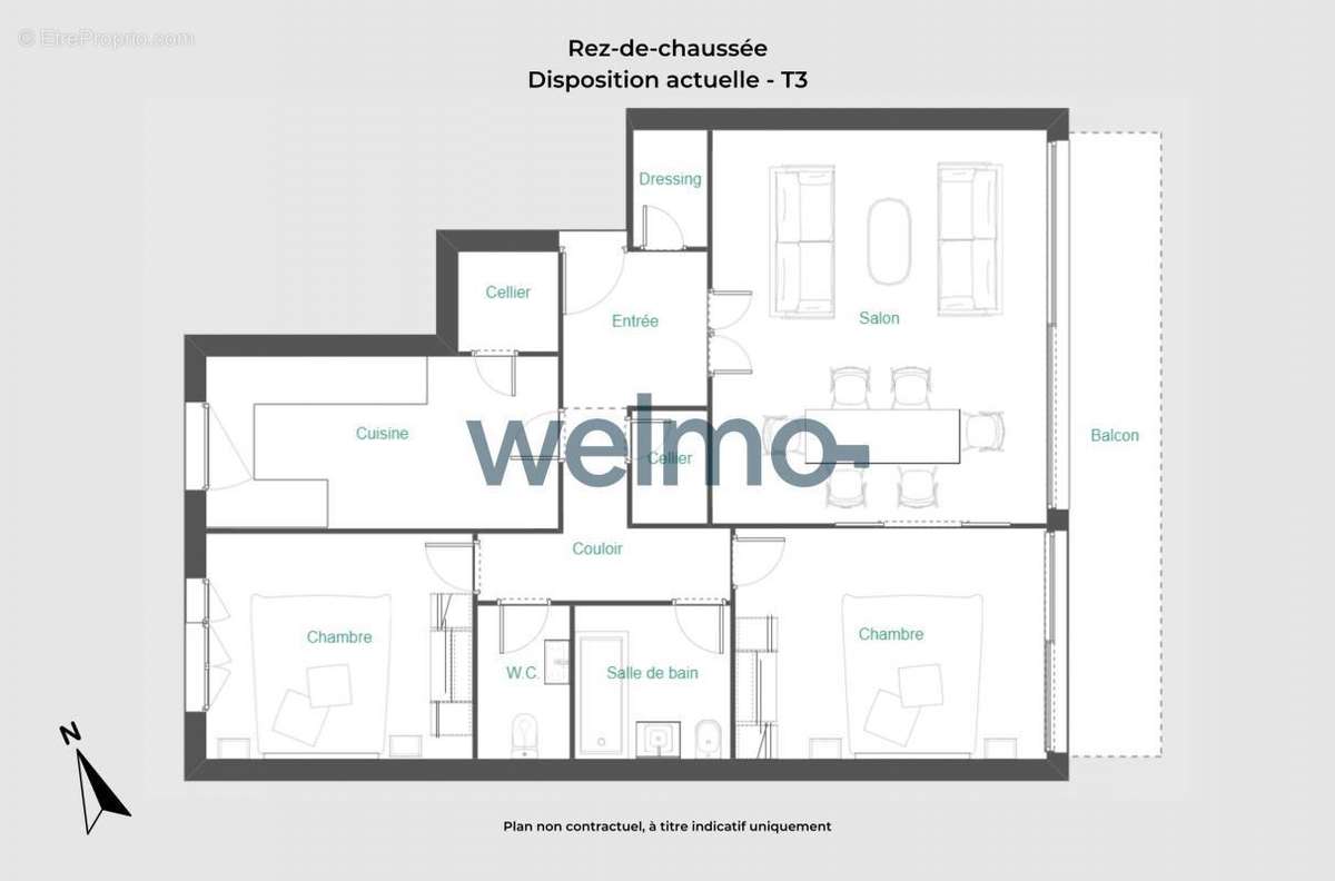 Appartement à CHATENAY-MALABRY