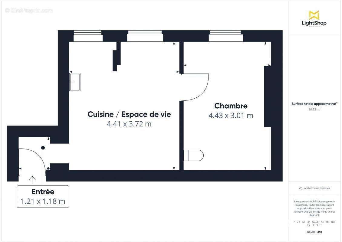 Appartement à PARIS-13E