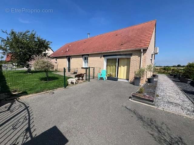 vue de devant maison principale - Maison à WOINCOURT