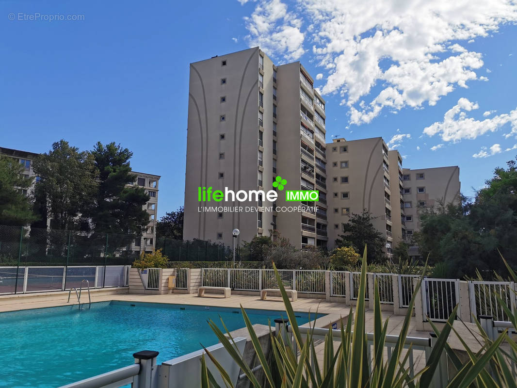 Résidence avec piscine et tennis - Appartement à MONTPELLIER