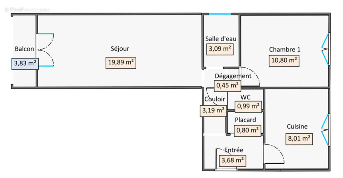 Appartement à VILLERS-COTTERETS