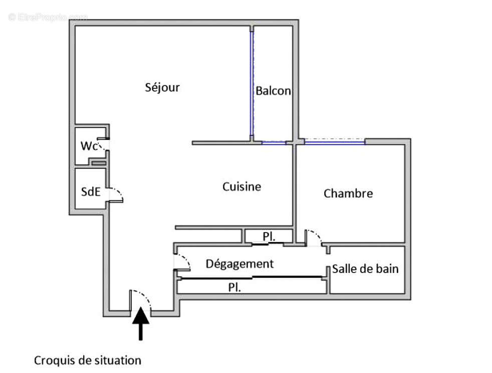 Appartement à PARIS-15E