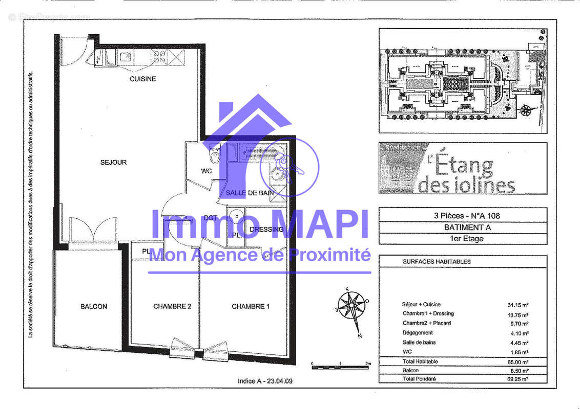 Appartement à CARRIERES-SOUS-POISSY