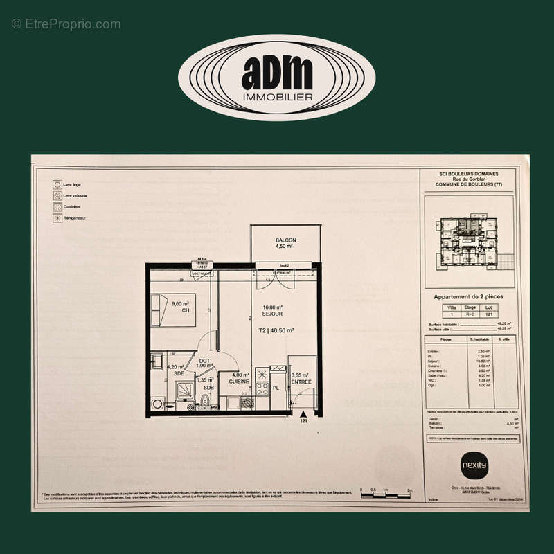 Appartement à BOULEURS