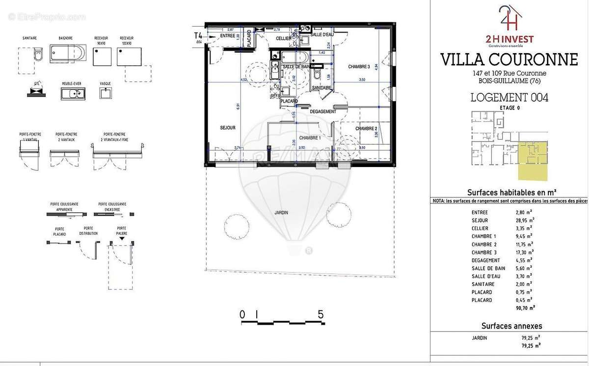 Appartement à BOIS-GUILLAUME