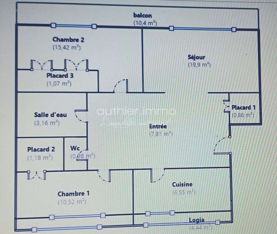 Appartement à LE CANNET