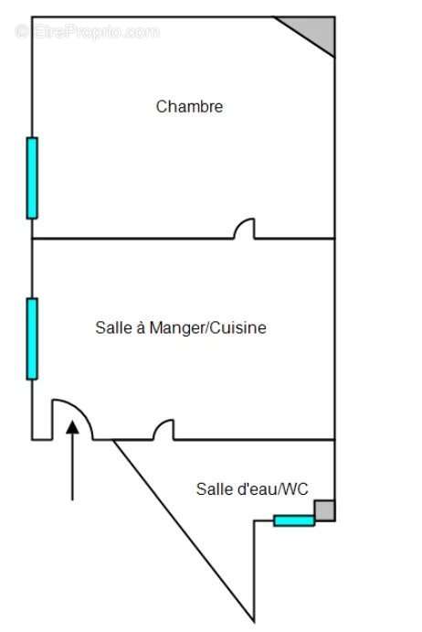 Appartement à PARIS-18E