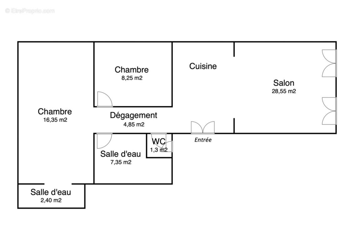 Appartement à MARSEILLE-6E