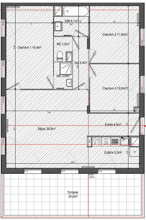 Appartement à BRETIGNY-SUR-ORGE