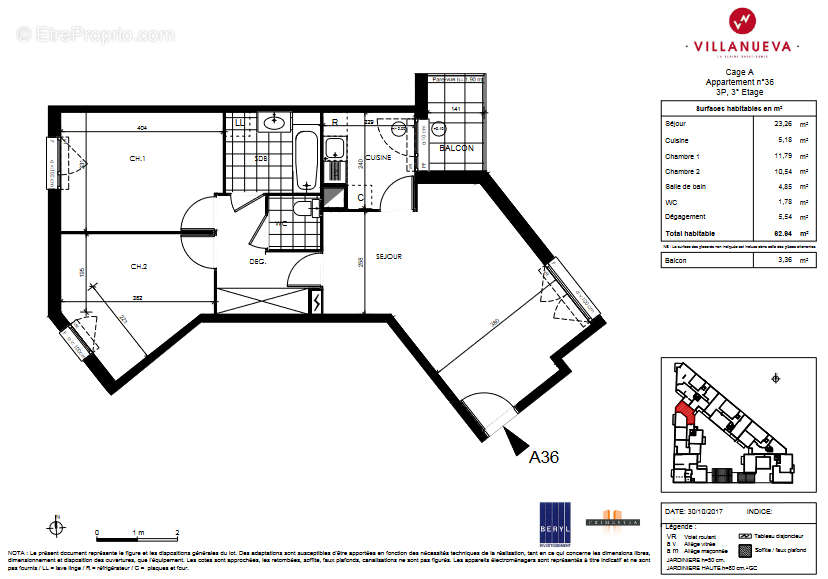 Appartement à SAINT-DENIS