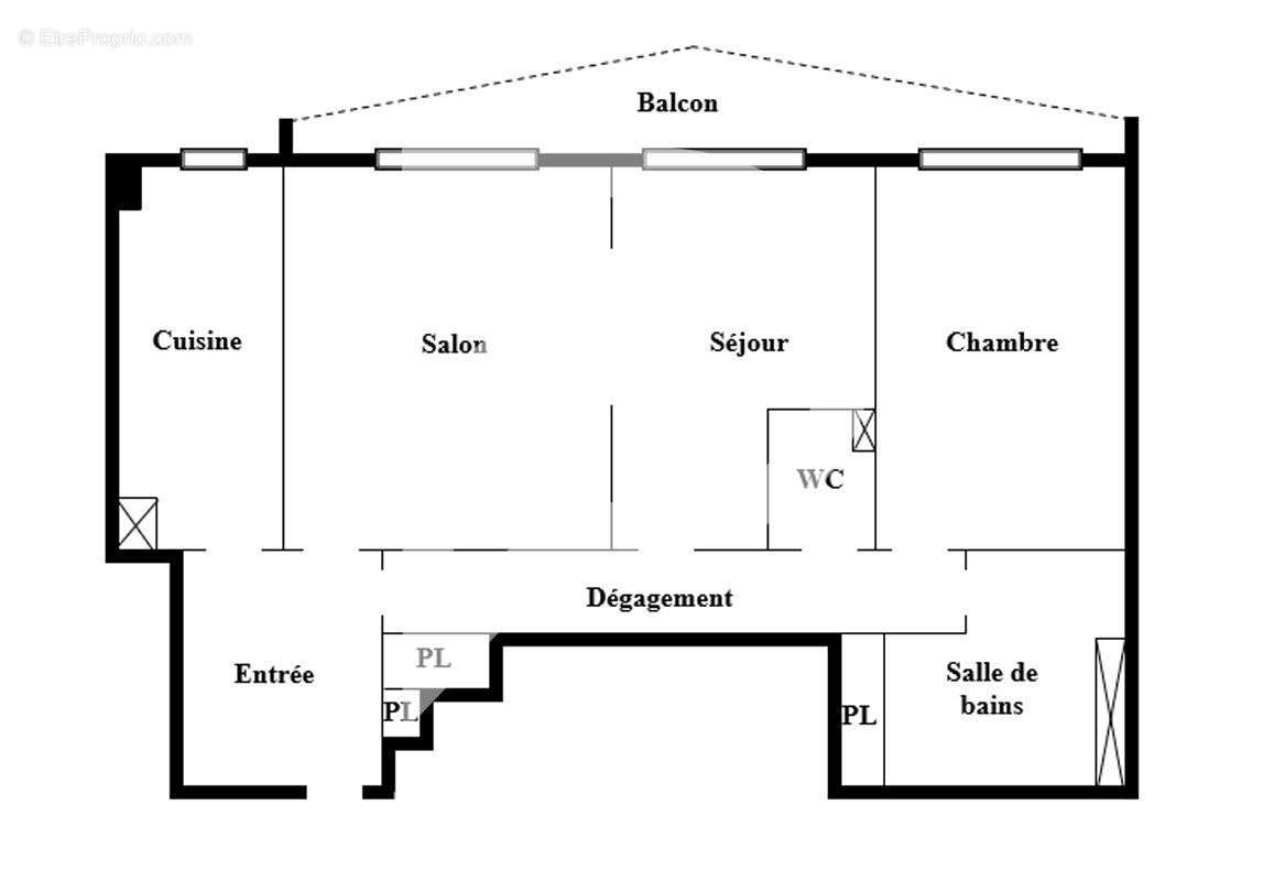 Appartement à PARIS-14E